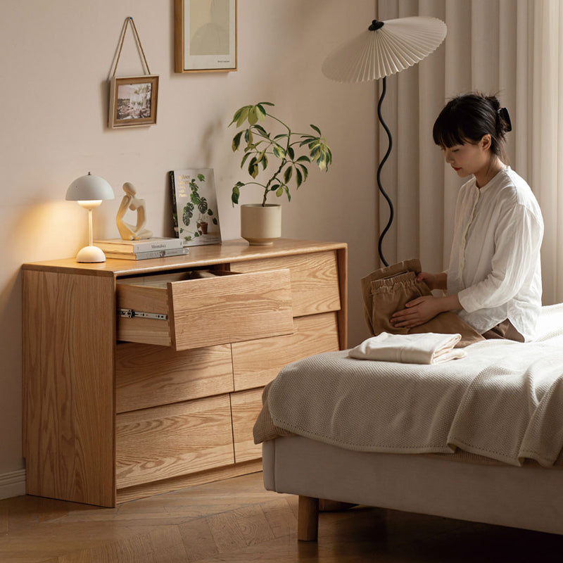 Shirley Solid Oak Chest of Drawers 5-Tier / 6-Tier – view 3