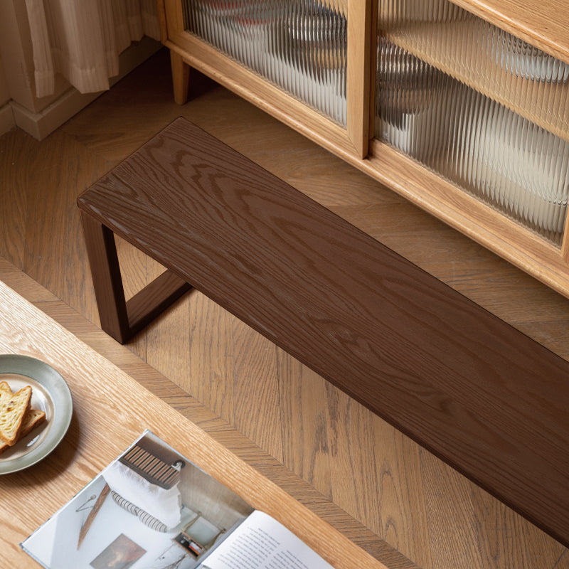 Bartholomew Solid American Oak Dining Bench 120cm / 140cm / 160cm – view 3