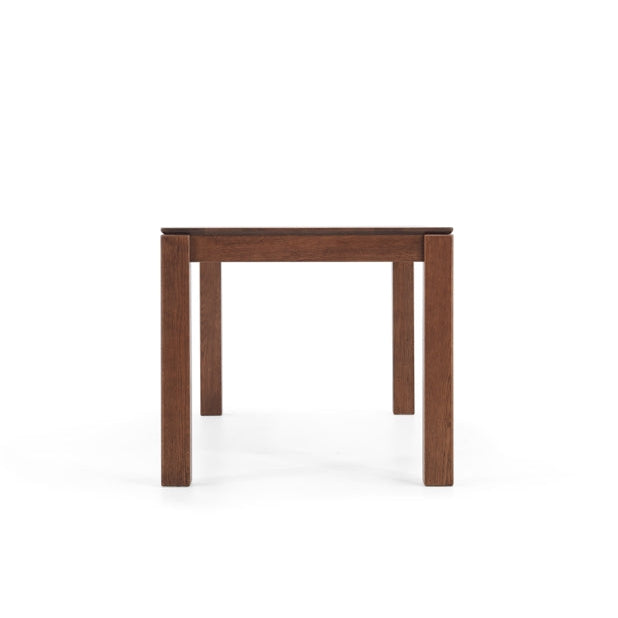 Edele Solid American Oak Dining Table in Walnut Finish 160cm / 180cm – view 13