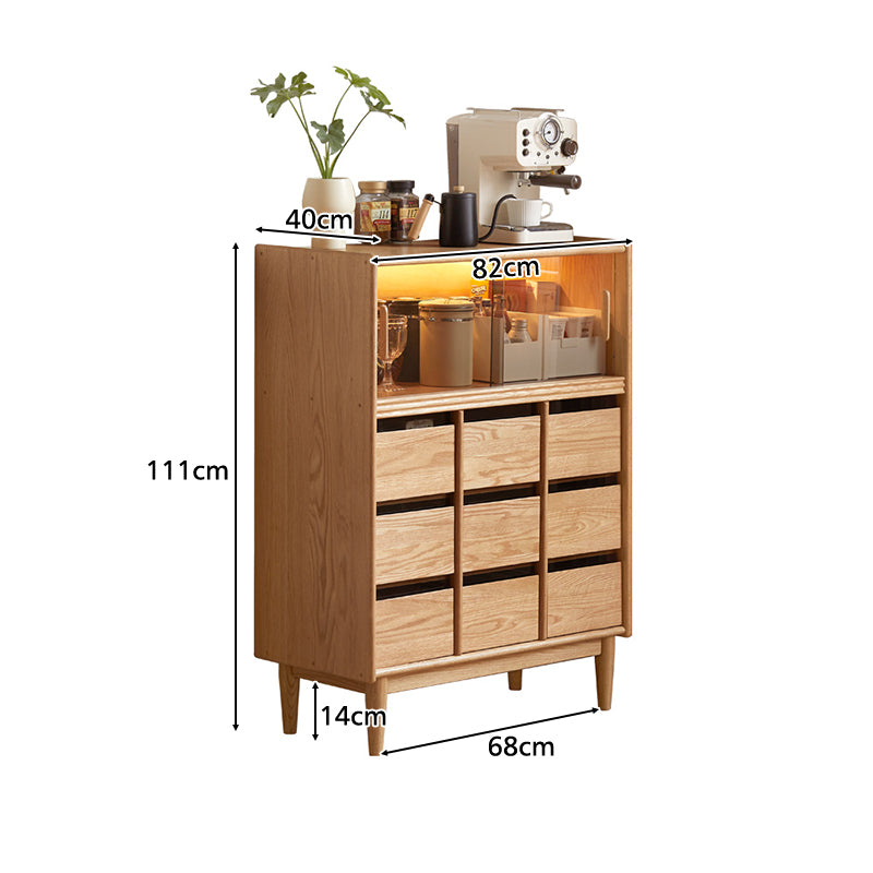 Stephen Solid Oak Sideboard 82cm – view 9