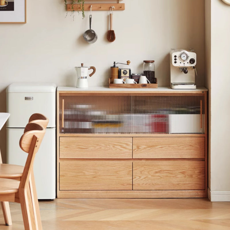 Rebecca Solid Oak Ultra-Thin Sideboard 120cm – view 2