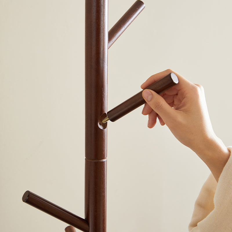 Norbert Solid Rubberwood Coat Rack 36cm – view 17