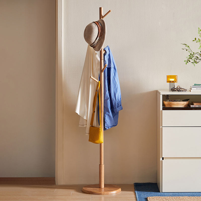 Norbert Solid Rubberwood Coat Rack 36cm – view 2