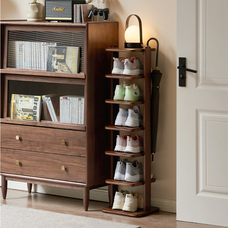Lysander Solid Rubberwood Ultra-Thin Shoe Cabinet 76cm 110cm – 110cm, view 6