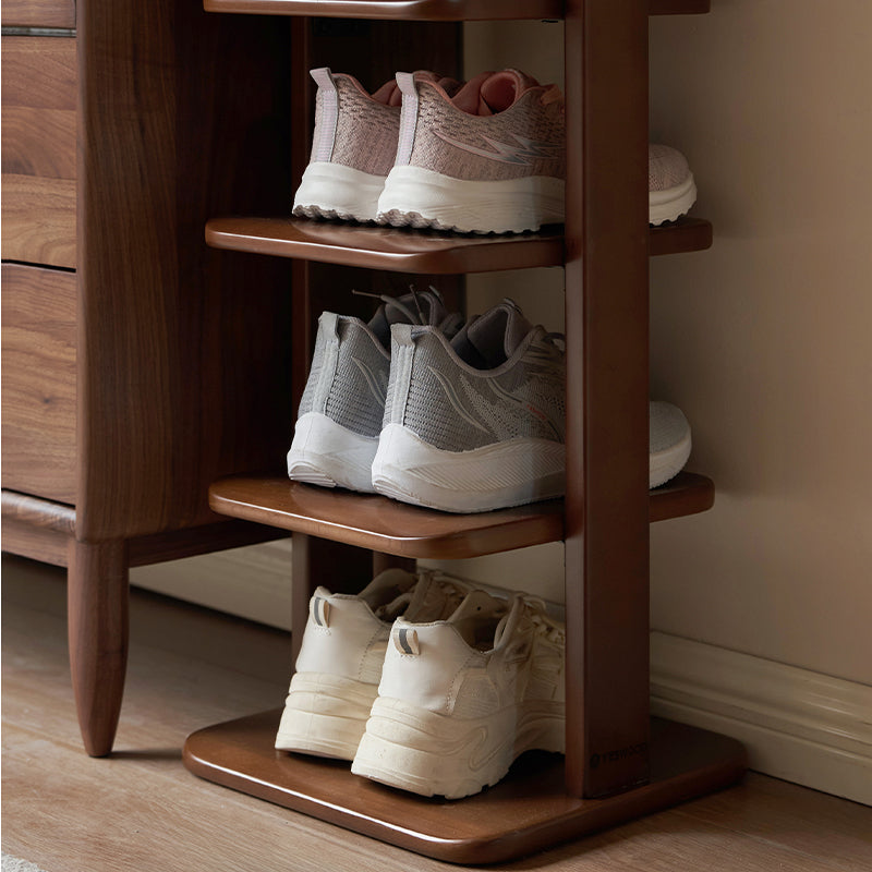 Lysander Solid Rubberwood Ultra-Thin Shoe Cabinet 76cm 110cm – view 5