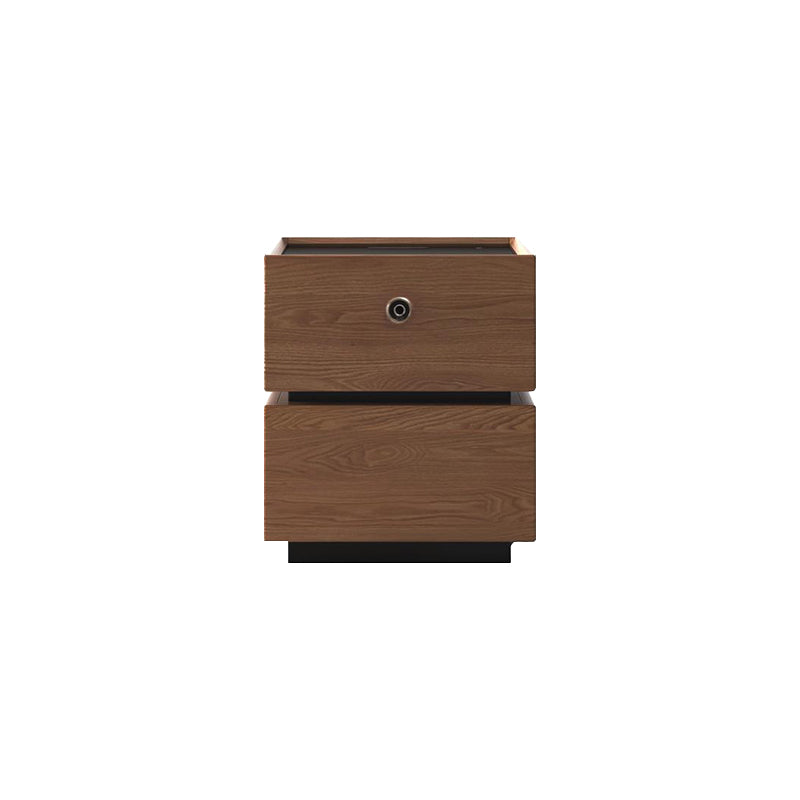 Stephanie Wooden Side Table in Solid Ash with Fingerprint Lock and LED – view 7