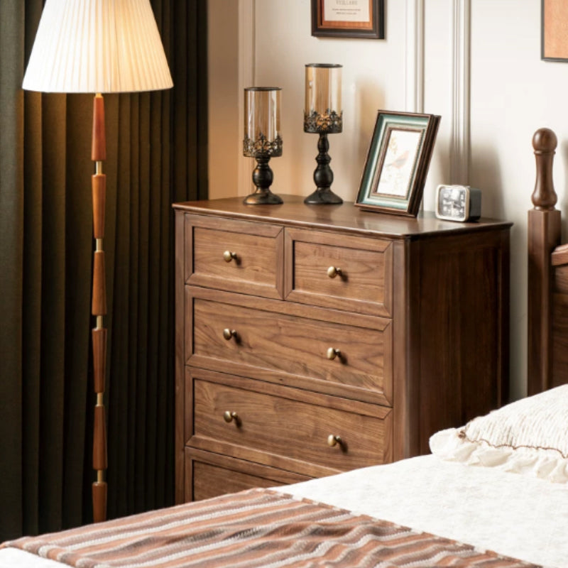 Tennyson solid black walnut chest of drawers – view 2