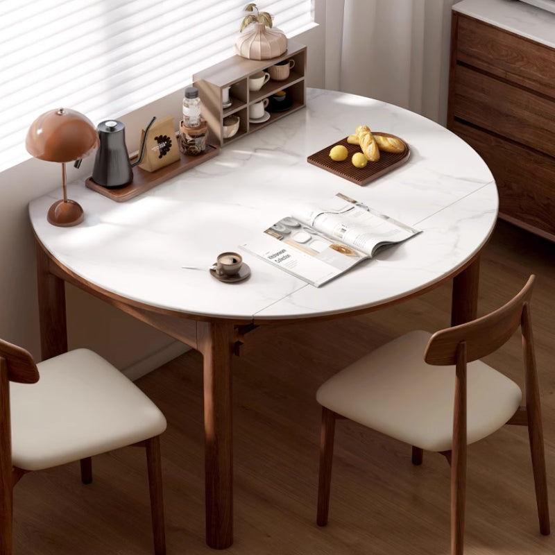 Timothy Folding Wooden Dining Table in Solid Ash 150cm – view 3