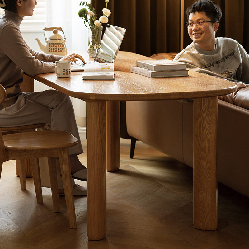 Tracy Solid Oak Dining Table / Study Desk 180cm – view 3