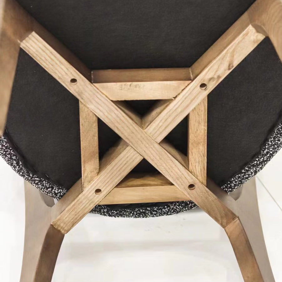 Mezzo Upholstered Dining Chair, Solid Ash Legs 42cm – view 24