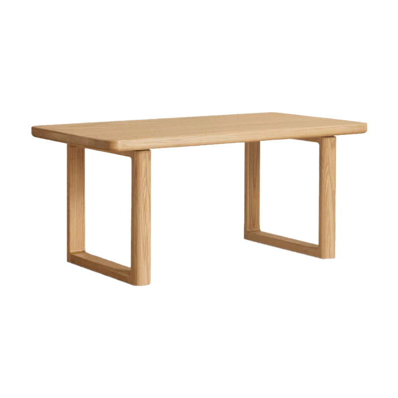 Vesper solid ash dining table in natural wood colour – 160cm, view 8