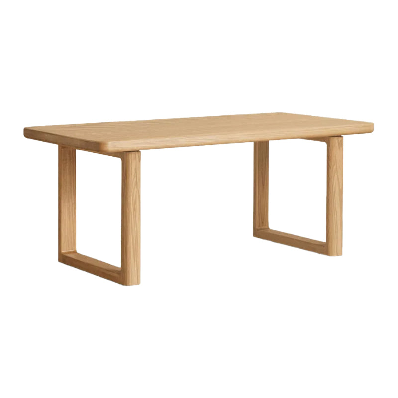 Vesper solid ash dining table in natural wood colour – 180cm, view 10
