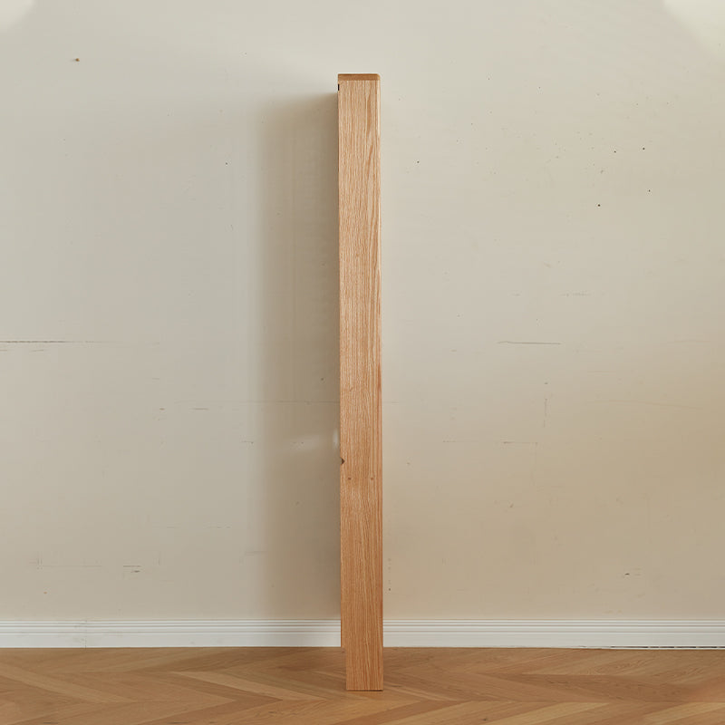 Viola Solid American Oak Narrow Storage Cabinet with Pegboard 60cm – view 5