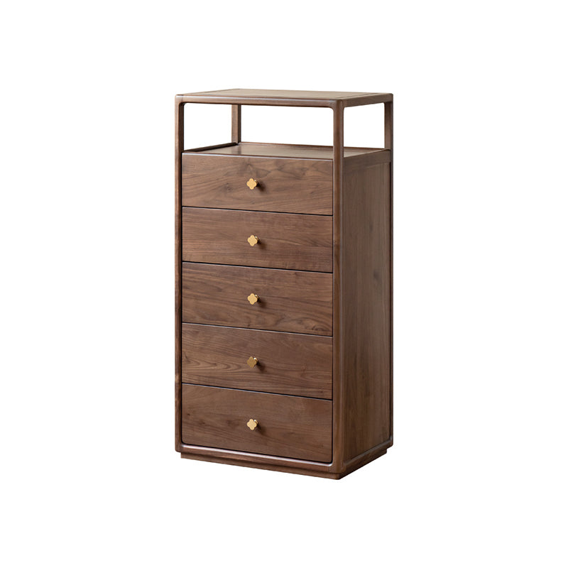 Brady Solid Black Walnut Chest of Drawers 58cm – view 11