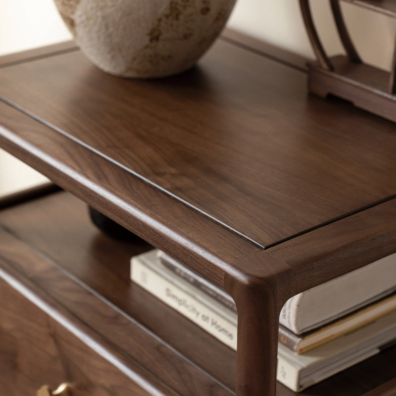 Brady Solid Black Walnut Chest of Drawers 58cm – view 6