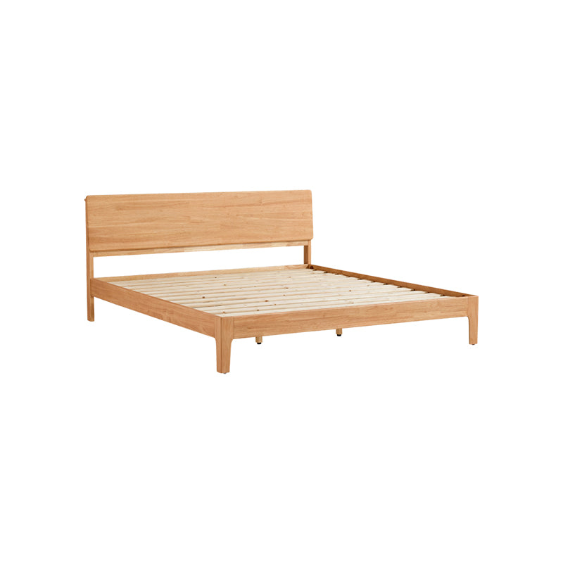 Wanda Rubberwood Queen Bed Frame with Double Beam and Eight Legs – view 16