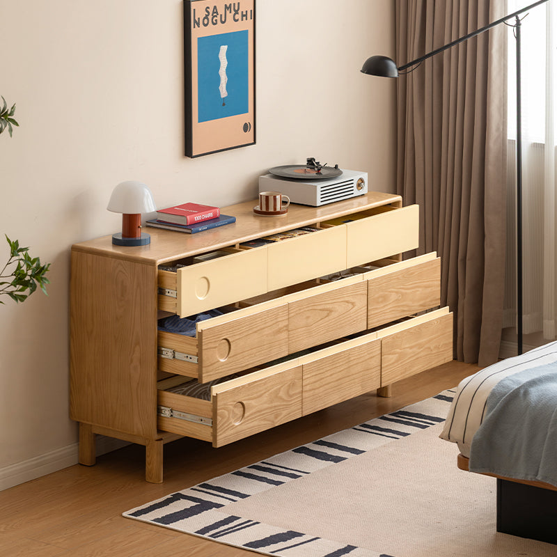 Waverly solid ash dresser in natural wood finish – view 2