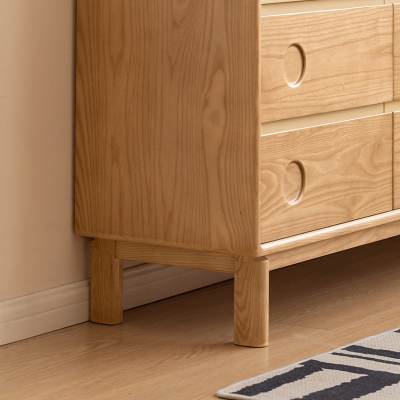 Waverly solid ash dresser in natural wood finish – view 6