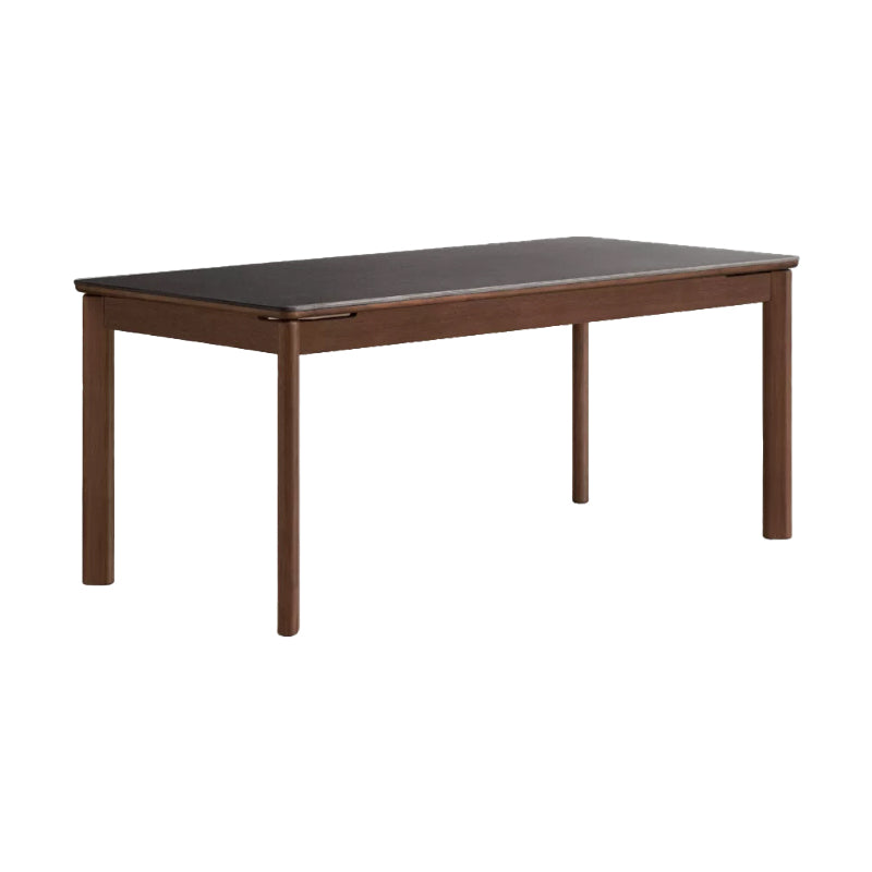 Wilfred solid pear wood dining table with ceramic – Black 180cm, view 23