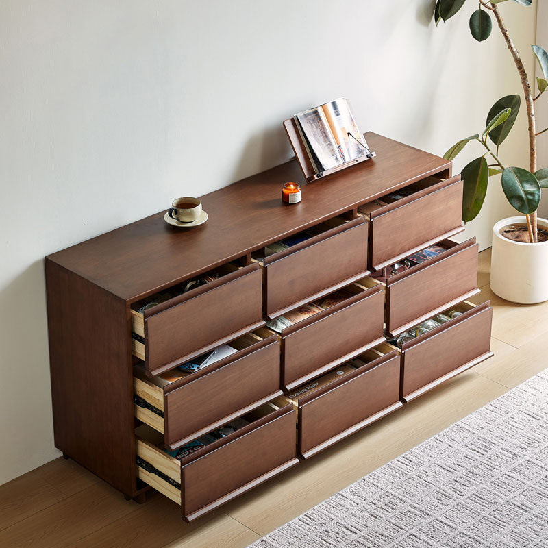 Vivian Rubberwood Chest of Drawers 60cm / 80cm / 150cm – view 2