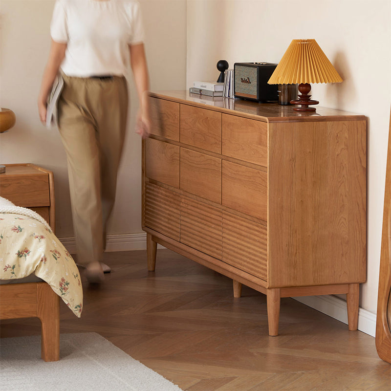 Katie Solid Cherry Wood Chest of Drawers 61cm / 91cm / 121cm / 151cm – view 3
