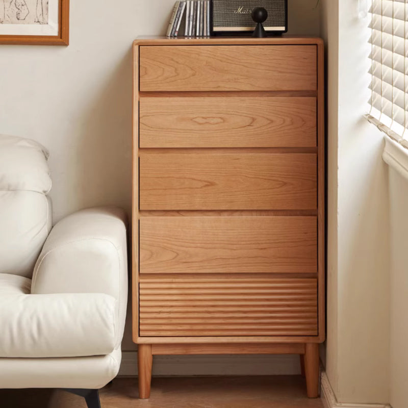 Katie Solid Cherry Wood Chest of Drawers 61cm / 91cm / 121cm / 151cm – 61cm, view 9
