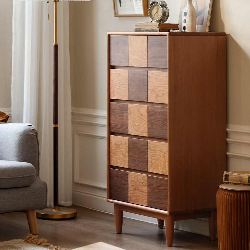 Laura Solid Cherry Wood Chest of Drawers 58cm / 117cm – view 2