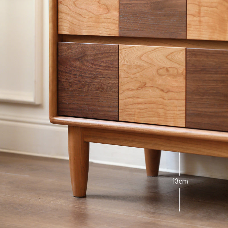 Laura Solid Cherry Wood Chest of Drawers 58cm / 117cm – view 5