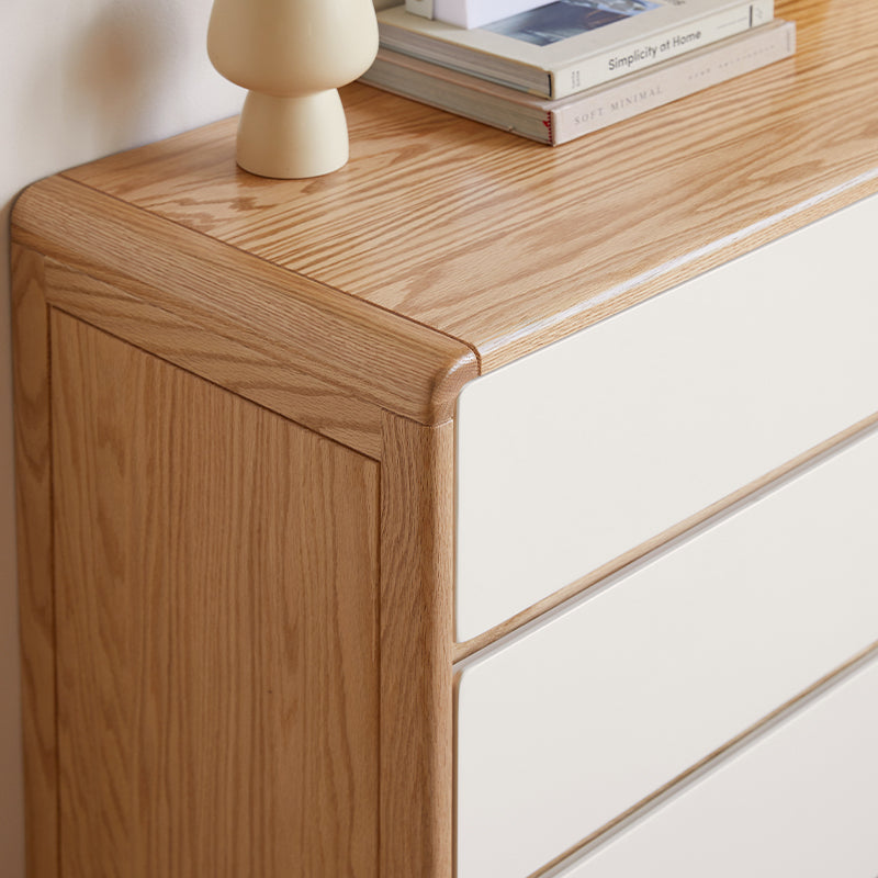 Conrad Solid American Oak and Pinewood Chest of Drawers 56cm 81cm 121cm 150cm – view 11