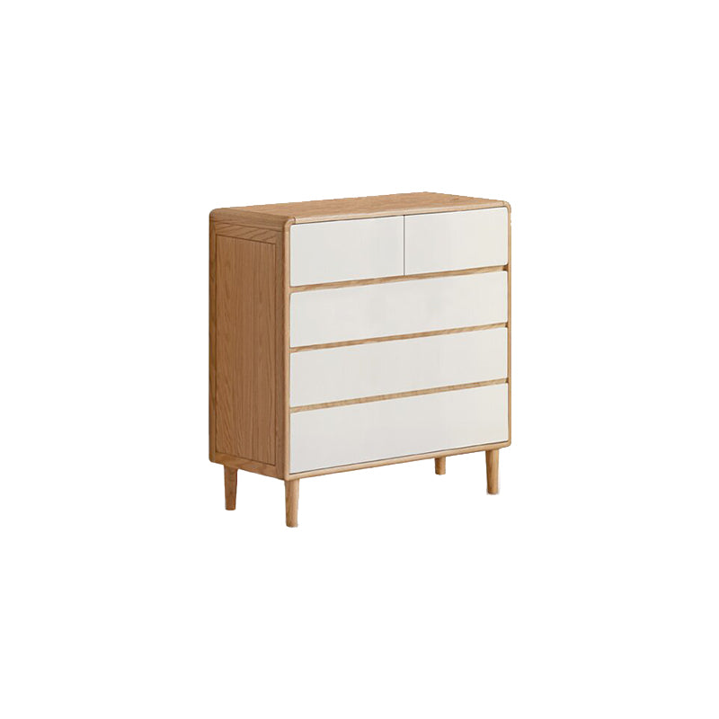 Conrad Solid American Oak and Pinewood Chest of Drawers 56cm 81cm 121cm 150cm – 81cm, view 17