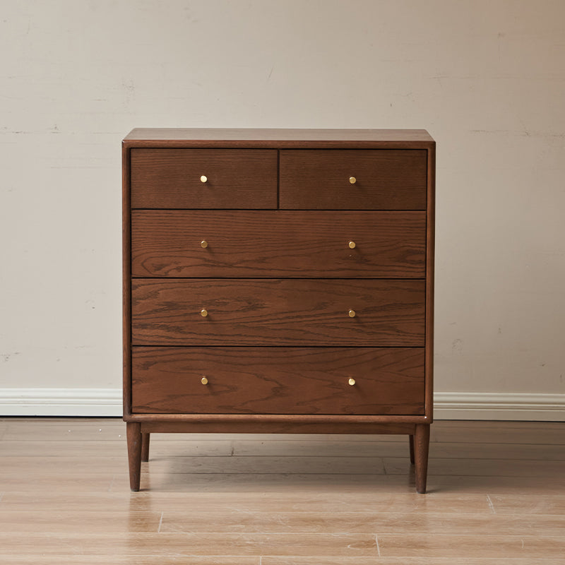 Geoffrey Solid American Oak Chest of Drawers 61cm / 111cm / 135cm / 165cm – 61cm, view 15