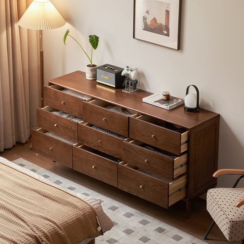Geoffrey Solid American Oak Chest of Drawers 61cm / 111cm / 135cm / 165cm – view 9