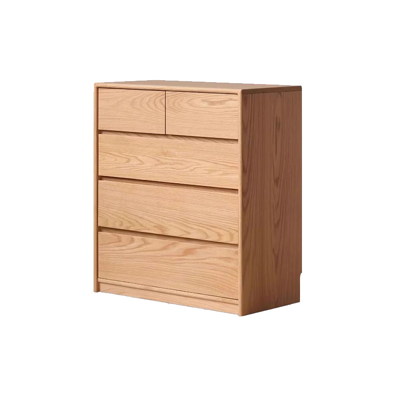 Travis Solid American Oak Chest of Drawers 81cm / 160cm – view 5