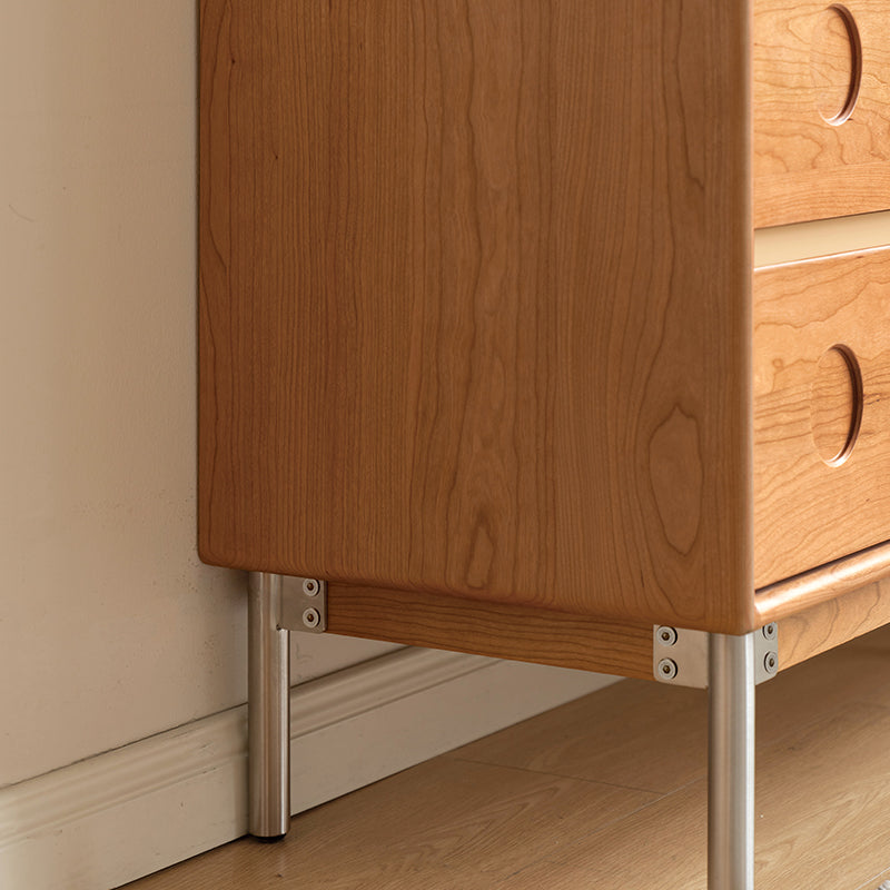 Esme Solid Cherry Wood Chest of Drawers 61cm / 121cm / 150cm – view 11