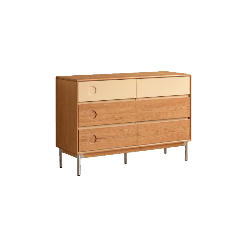Esme Solid Cherry Wood Chest of Drawers 61cm / 121cm / 150cm – view 12