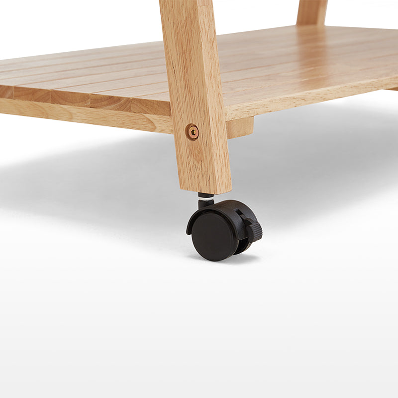 Dominique Rubberwood Coat Rack with Shelf, 2 Sizes – view 10