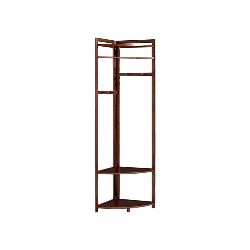Donovan Rubberwood Coat Rack with Shelf, 3 Sizes – view 11