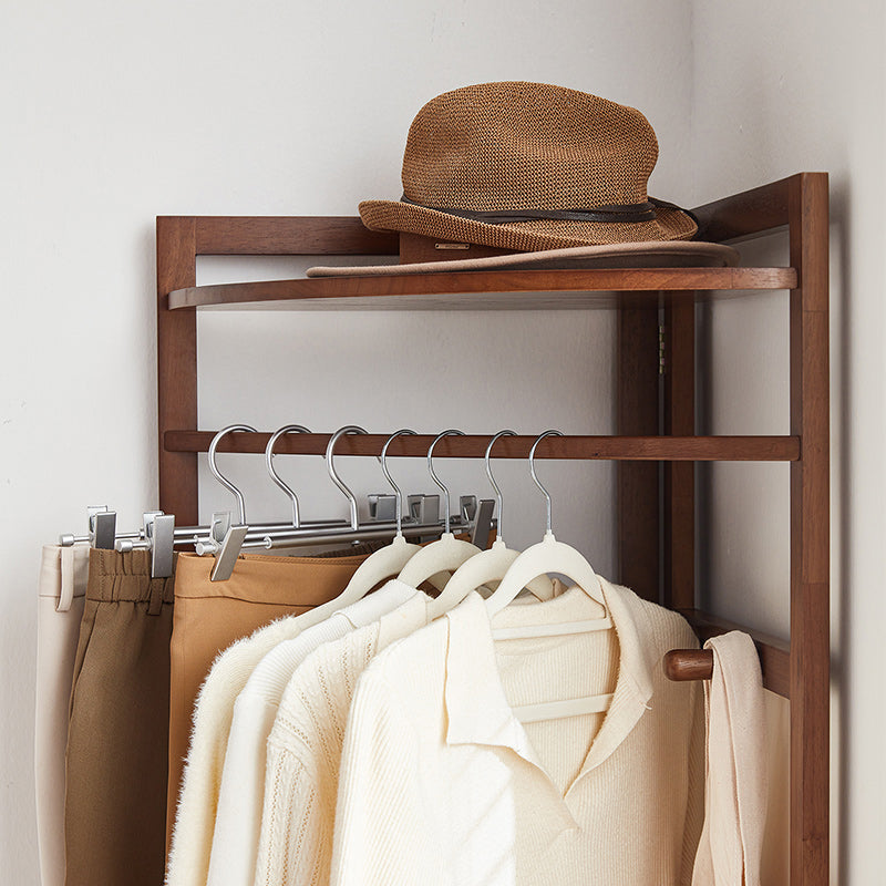 Donovan Rubberwood Coat Rack with Shelf, 3 Sizes – view 17