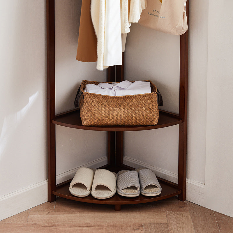 Donovan Rubberwood Coat Rack with Shelf, 3 Sizes – view 19