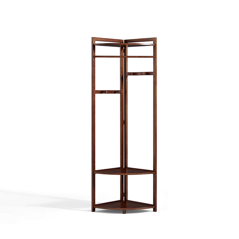 Donovan Rubberwood Coat Rack with Shelf, 3 Sizes – view 27