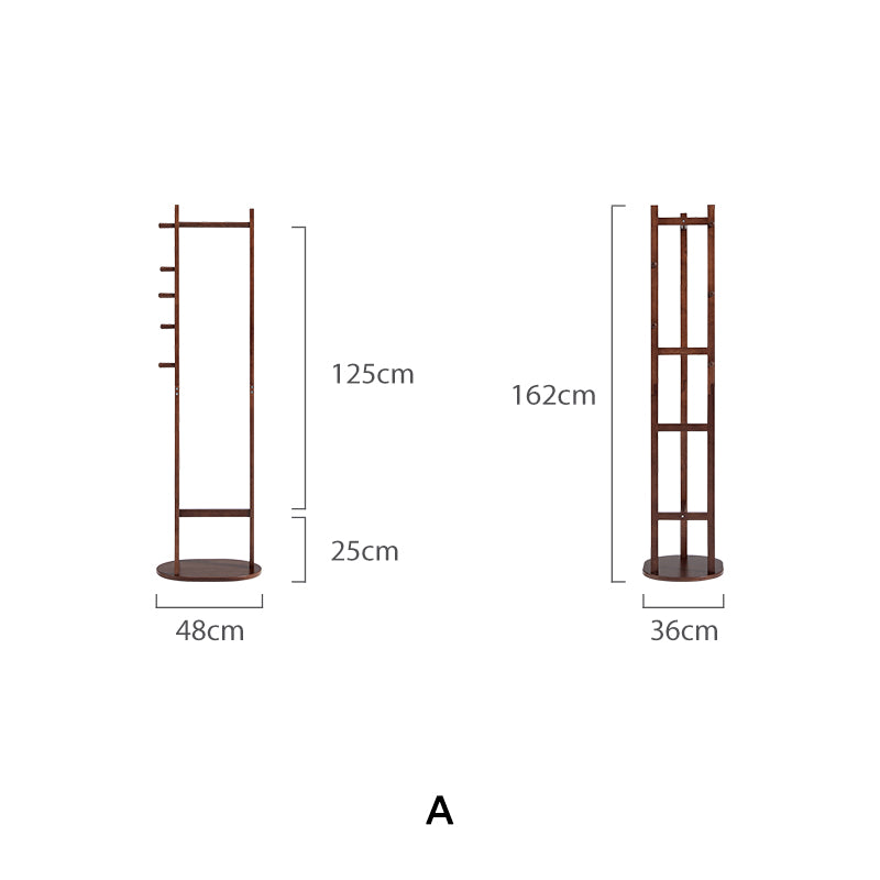 Donovan Rubberwood Coat Rack with Shelf, 3 Sizes – view 9