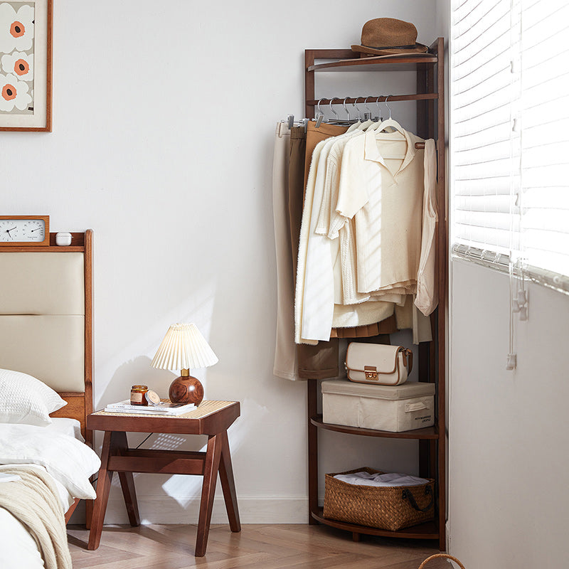 Donovan Rubberwood Coat Rack with Shelf, 3 Sizes – C, view 13