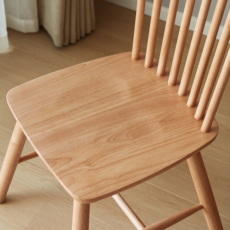Debra Wooden Dining Chair in Rubberwood – view 5