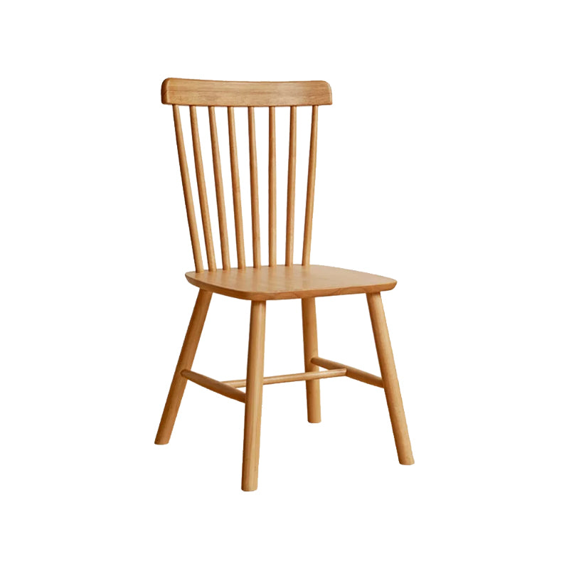 Yasmine Wooden Dining Chair in Rubberwood or Solid Oak – A, view 12