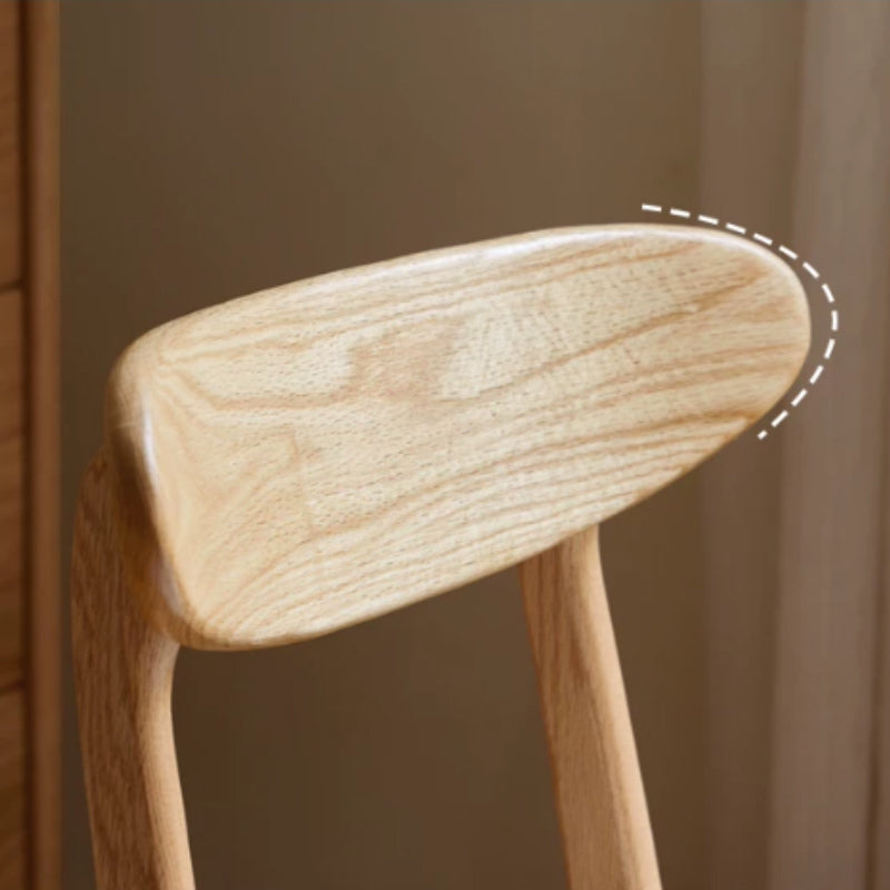 Yasmine Wooden Dining Chair in Rubberwood or Solid Oak – view 23